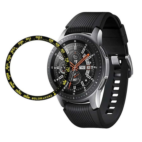 Metal cover For Samsung Galaxy Watch 46mm/42mm Case Gear S3 Frontier/Classic sport Adhesive Cover band strap Accessories 46/42 3