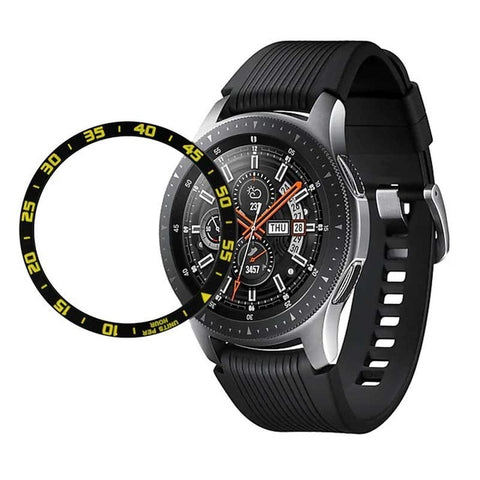 Metal cover For Samsung Galaxy Watch 46mm/42mm Case Gear S3 Frontier/Classic sport Adhesive Cover band strap Accessories 46/42 3