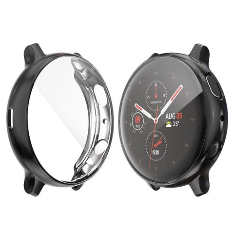 Protective case for Samsung galaxy watch active 2 44mm 40mm SM-R830 R820 R500 Silicone HD Full Screen Protection Cover Cases