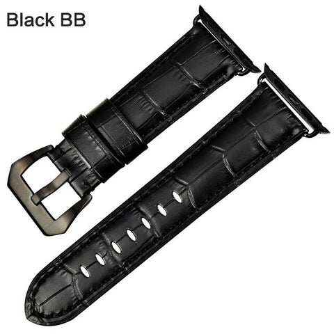 MAIKES watchbands genuine cow leather watch strap for Apple Watch Band 42mm 38mm series 4-1 iwatch 4 44mm 40mm  watch bracelet