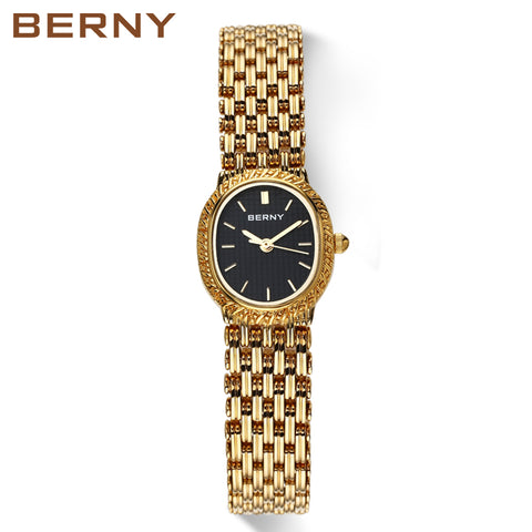 Women Casual charming for all occasions Hallowmas Quartz Watch Analog Wrist Banquet Watch 18K Gold plating Christmas Gift Watch