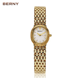 Women Casual charming for all occasions Hallowmas Quartz Watch Analog Wrist Banquet Watch 18K Gold plating Christmas Gift Watch