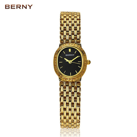 Women Casual charming for all occasions Hallowmas Quartz Watch Analog Wrist Banquet Watch 18K Gold plating Christmas Gift Watch