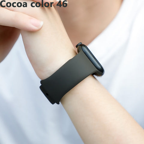 Strap For Apple Watch Band 44 mm 40mm Correa apple watch 5 4 iwatch band 42mm 38 mm bracelet Silicone Watchband Accessories 3 2