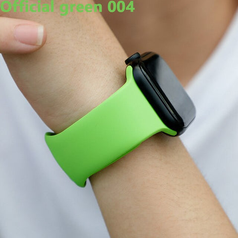 Strap For Apple Watch Band 44 mm 40mm Correa apple watch 5 4 iwatch band 42mm 38 mm bracelet Silicone Watchband Accessories 3 2