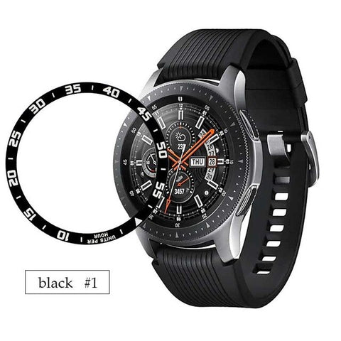 Metal outer edge Styling for samsung galaxy watch 46mm/42mm Gear S3 Frontier/Classic sport Cover watch Accessories 20mm 22mm