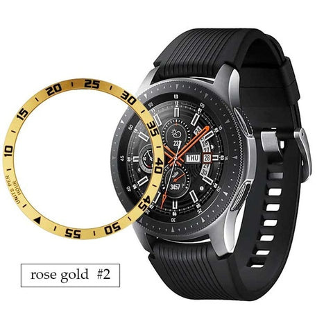 Metal outer edge Styling for samsung galaxy watch 46mm/42mm Gear S3 Frontier/Classic sport Cover watch Accessories 20mm 22mm