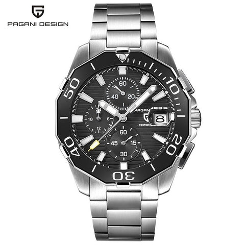 2019 New Brand PAGANI DESIGN 1617 Men's Military Sport Mechanical Watches Waterproof Stainless Steel Top Brand Luxury Men Watch