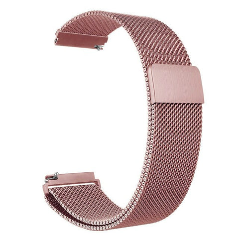 General Quick Release Watch Strap Milanese Magnetic Closure Stainless Steel Watch Band Replacement Strap 16mm 18mm 20mm 22mm 24