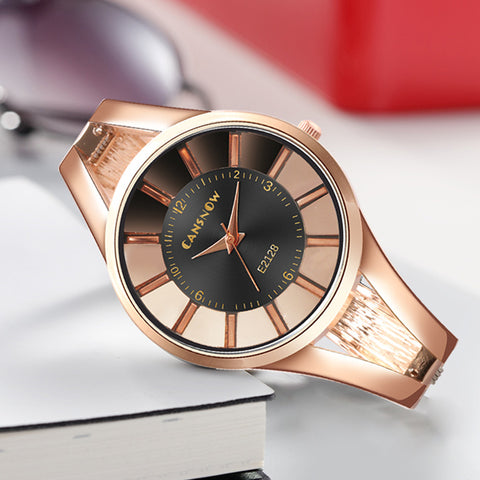 Women's Watches CANSNOW Rose Gold zegarek damski Fashion Ladies Watch Women Waterproof Clock Women Relogio Feminino Saati