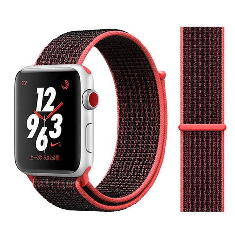 Nylon Strap for Apple watch 5 Band 44mm 40mm iWatch band 42mm 38mm Sport Loop Watchband bracelet Apple watch 4 3 2 1 38 40 44 mm