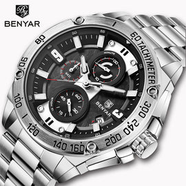 2019 New BENYAR Men's Watches Top Brand Luxury Watch Men Sports Watches Chronograph Waterproof Business Watch Relogio Masculin