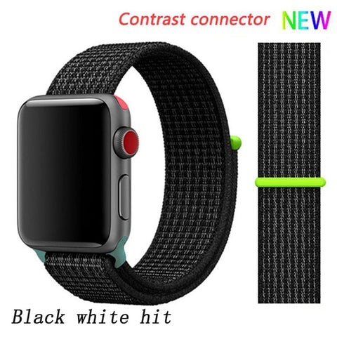 Strap For Apple Watch band apple watch 5 3 4 band 44mm/40mm Sport loop iwatch band 5 42mm 38mm correa pulseira nylon watchband