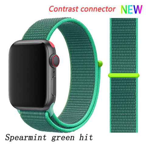 Strap For Apple Watch band apple watch 5 3 4 band 44mm/40mm Sport loop iwatch band 5 42mm 38mm correa pulseira nylon watchband