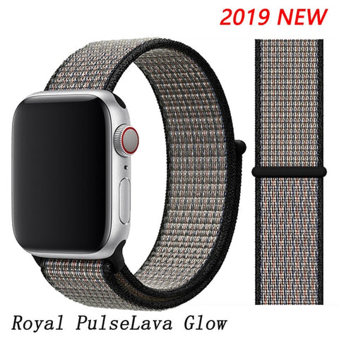 Strap For Apple Watch band apple watch 5 3 4 band 44mm/40mm Sport loop iwatch band 5 42mm 38mm correa pulseira nylon watchband