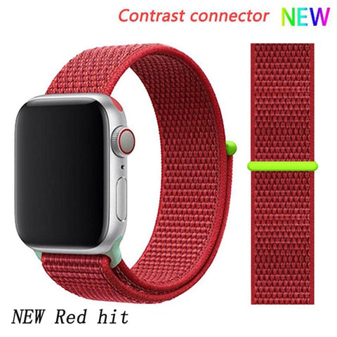 Strap For Apple Watch band apple watch 5 3 4 band 44mm/40mm Sport loop iwatch band 5 42mm 38mm correa pulseira nylon watchband