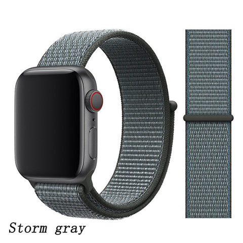 Strap For Apple Watch band apple watch 5 3 4 band 44mm/40mm Sport loop iwatch band 5 42mm 38mm correa pulseira nylon watchband