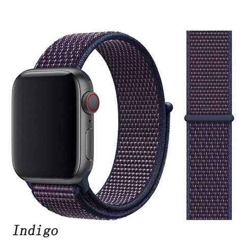 Strap For Apple Watch band apple watch 5 3 4 band 44mm/40mm Sport loop iwatch band 5 42mm 38mm correa pulseira nylon watchband