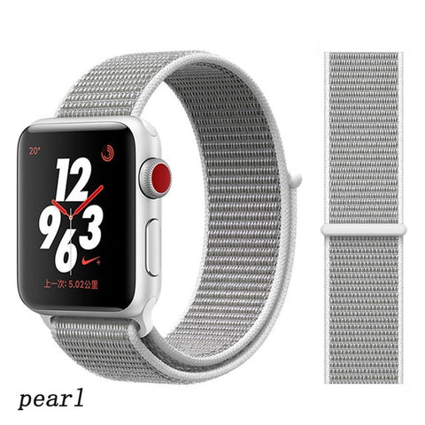 Strap For Apple Watch band apple watch 5 3 4 band 44mm/40mm Sport loop iwatch band 5 42mm 38mm correa pulseira nylon watchband