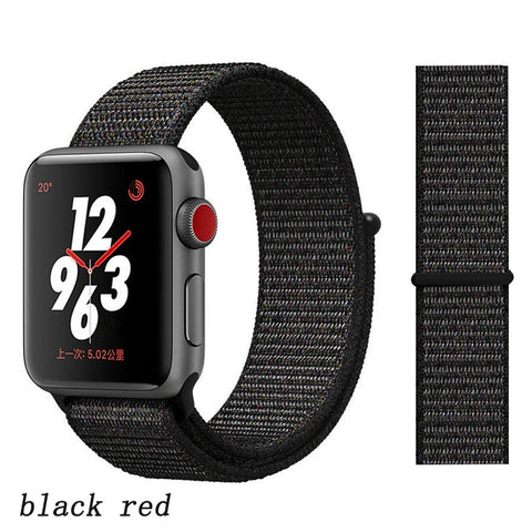 Strap For Apple Watch band apple watch 5 3 4 band 44mm/40mm Sport loop iwatch band 5 42mm 38mm correa pulseira nylon watchband