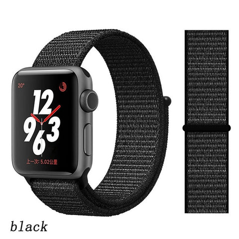 Strap For Apple Watch band apple watch 5 3 4 band 44mm/40mm Sport loop iwatch band 5 42mm 38mm correa pulseira nylon watchband