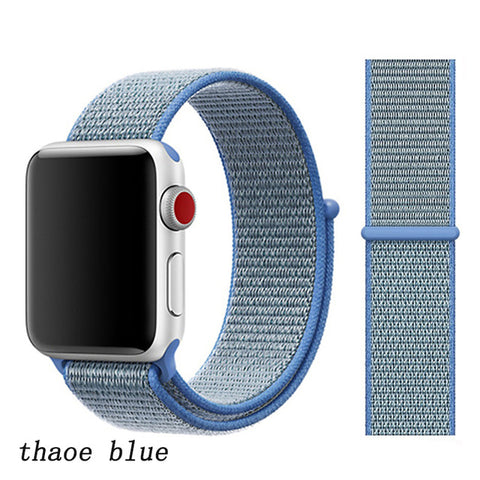 Strap For Apple Watch band apple watch 5 3 4 band 44mm/40mm Sport loop iwatch band 5 42mm 38mm correa pulseira nylon watchband