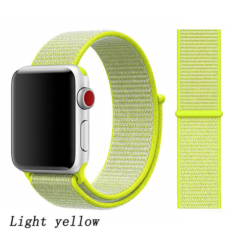 Strap For Apple Watch band apple watch 5 3 4 band 44mm/40mm Sport loop iwatch band 5 42mm 38mm correa pulseira nylon watchband