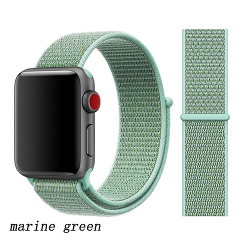 Strap For Apple Watch band apple watch 5 3 4 band 44mm/40mm Sport loop iwatch band 5 42mm 38mm correa pulseira nylon watchband