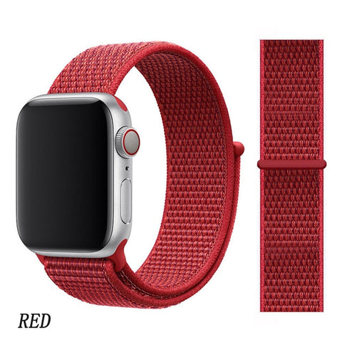 Strap For Apple Watch band apple watch 5 3 4 band 44mm/40mm Sport loop iwatch band 5 42mm 38mm correa pulseira nylon watchband