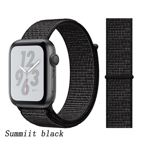 Strap For Apple Watch band apple watch 5 3 4 band 44mm/40mm Sport loop iwatch band 5 42mm 38mm correa pulseira nylon watchband