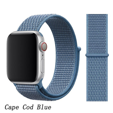 Strap For Apple Watch band apple watch 5 3 4 band 44mm/40mm Sport loop iwatch band 5 42mm 38mm correa pulseira nylon watchband