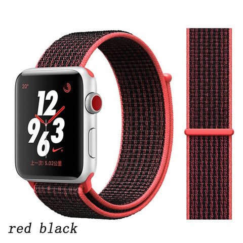 Strap For Apple Watch band apple watch 5 3 4 band 44mm/40mm Sport loop iwatch band 5 42mm 38mm correa pulseira nylon watchband