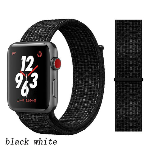 Strap For Apple Watch band apple watch 5 3 4 band 44mm/40mm Sport loop iwatch band 5 42mm 38mm correa pulseira nylon watchband