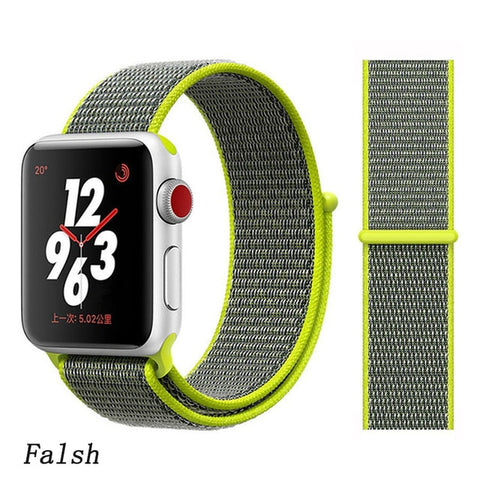 Strap For Apple Watch band apple watch 5 3 4 band 44mm/40mm Sport loop iwatch band 5 42mm 38mm correa pulseira nylon watchband