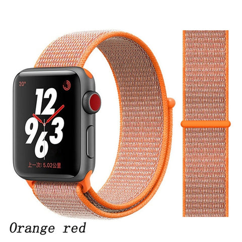 Strap For Apple Watch band apple watch 5 3 4 band 44mm/40mm Sport loop iwatch band 5 42mm 38mm correa pulseira nylon watchband