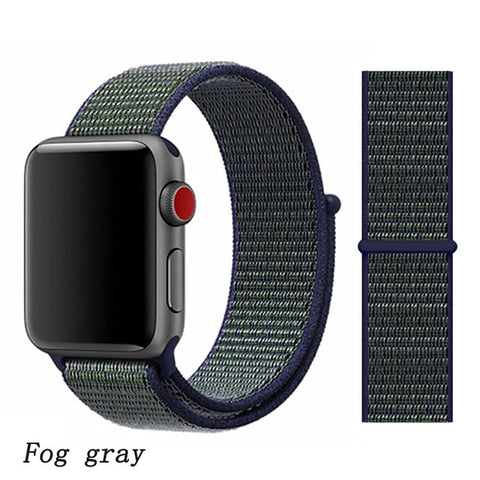 Strap For Apple Watch band apple watch 5 3 4 band 44mm/40mm Sport loop iwatch band 5 42mm 38mm correa pulseira nylon watchband