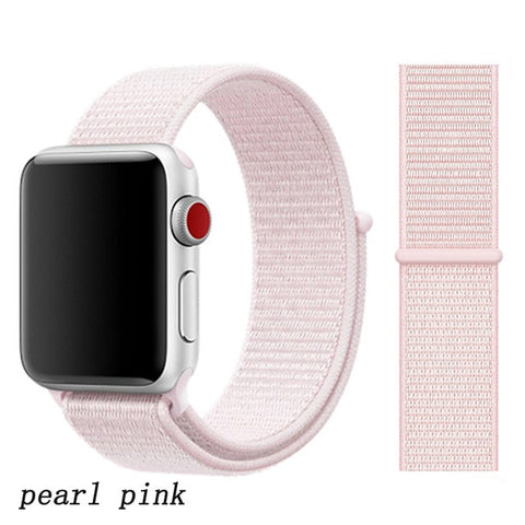 Strap For Apple Watch band apple watch 5 3 4 band 44mm/40mm Sport loop iwatch band 5 42mm 38mm correa pulseira nylon watchband