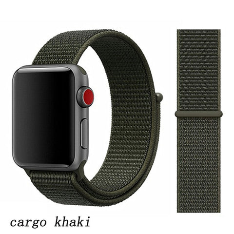 Strap For Apple Watch band apple watch 5 3 4 band 44mm/40mm Sport loop iwatch band 5 42mm 38mm correa pulseira nylon watchband