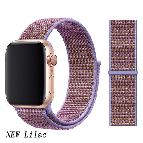 Strap For Apple Watch band apple watch 5 3 4 band 44mm/40mm Sport loop iwatch band 5 42mm 38mm correa pulseira nylon watchband