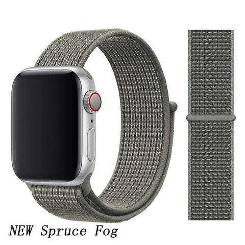 Strap For Apple Watch band apple watch 5 3 4 band 44mm/40mm Sport loop iwatch band 5 42mm 38mm correa pulseira nylon watchband