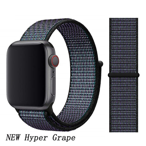 Strap For Apple Watch band apple watch 5 3 4 band 44mm/40mm Sport loop iwatch band 5 42mm 38mm correa pulseira nylon watchband