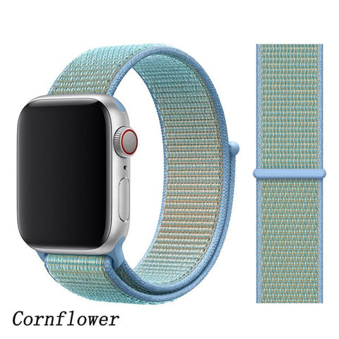 Strap For Apple Watch band apple watch 5 3 4 band 44mm/40mm Sport loop iwatch band 5 42mm 38mm correa pulseira nylon watchband