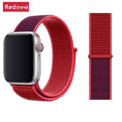 Nylon Strap for Apple watch 5 Band 44mm 40mm iWatch band 42mm 38mm Sport Loop Watchband bracelet Apple watch 4 3 2 1 38 40 44 mm