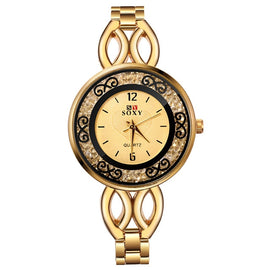 New Design 2019 Quartz Watch Feminino Relogio Bracelet Womens Wristwatch Casual Reloj Gold/Silver Mujer Saati Drop Shipping