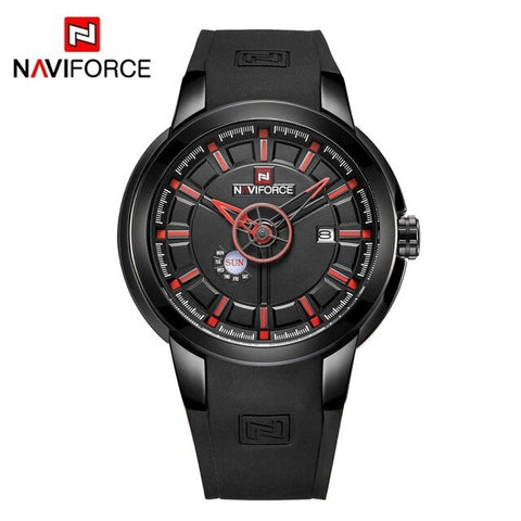 Watches Men NAVIFORCE Brand Fashion Sport Quartz Wrist Watch Men's Military Date Analog Waterproof Clock Relogio Masculino 9107