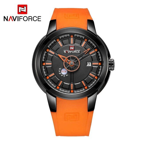 Watches Men NAVIFORCE Brand Fashion Sport Quartz Wrist Watch Men's Military Date Analog Waterproof Clock Relogio Masculino 9107