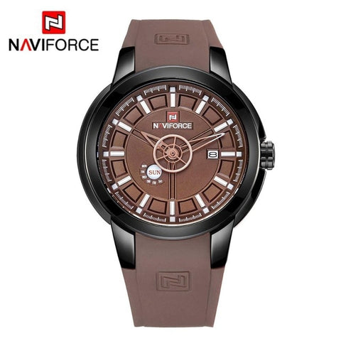 Watches Men NAVIFORCE Brand Fashion Sport Quartz Wrist Watch Men's Military Date Analog Waterproof Clock Relogio Masculino 9107