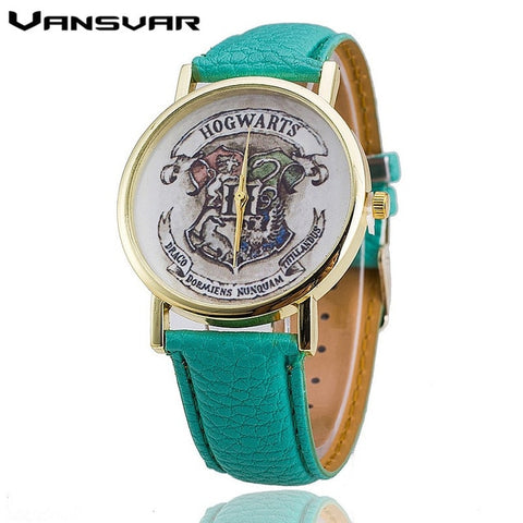 Vansvar Brand HOGWARTS Magic School Watches Fashion Women Wristwatch Casual Luxury Quartz Watches Relogio Feminino