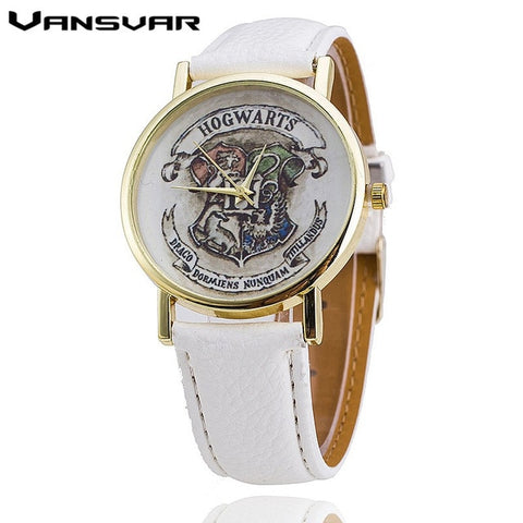 Vansvar Brand HOGWARTS Magic School Watches Fashion Women Wristwatch Casual Luxury Quartz Watches Relogio Feminino