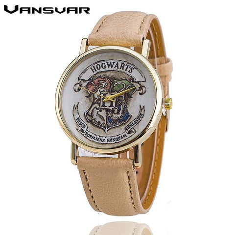 Vansvar Brand HOGWARTS Magic School Watches Fashion Women Wristwatch Casual Luxury Quartz Watches Relogio Feminino